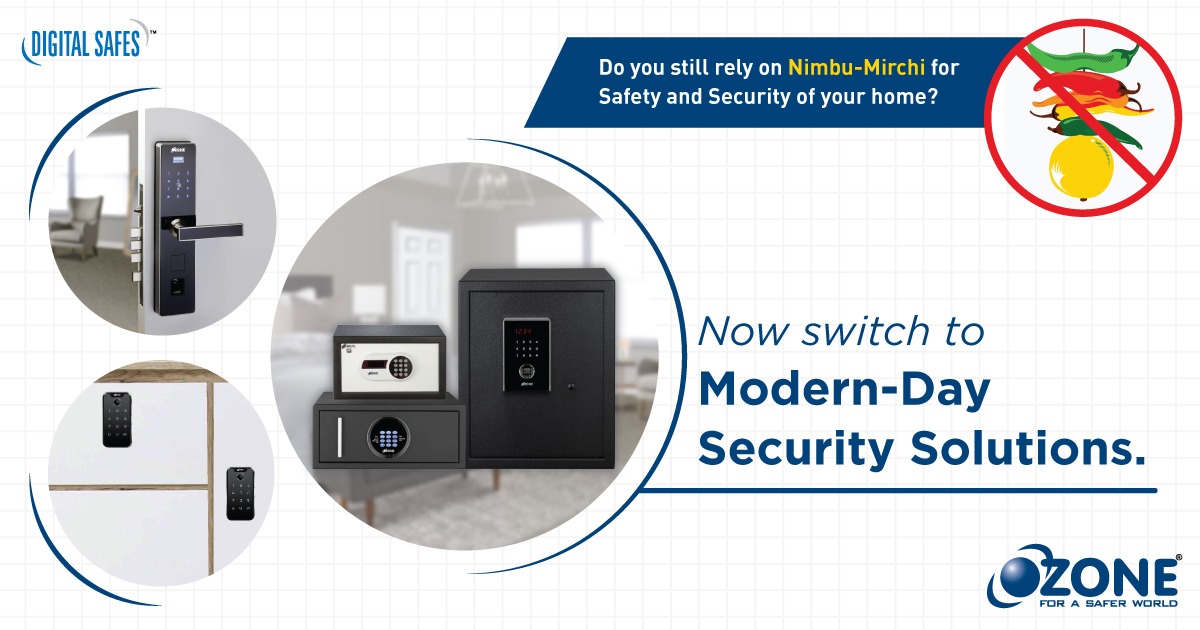 OzoneGroupIndia's tweet photo. The days of relying on "Old" Safety myths 🍋🌶️ for protecting your homes 🏡 are gone, thanks to the variety of affordable Electronic Digital security from Ozone.

👉 Shop now: https://t.co/seMumSqljM

#OzoneSecutech #DigitalSecurity #DigitalSafes #DigitalLocks #CCTV https://t.co/2npaMF4U6m