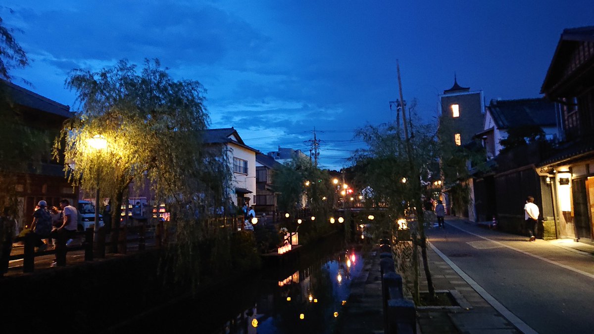 ちゃあ 夜の佐原の町並みです 香取市 佐原の町並み 佐原 ライトアップ T Co Eklgp0dvqt Twitter