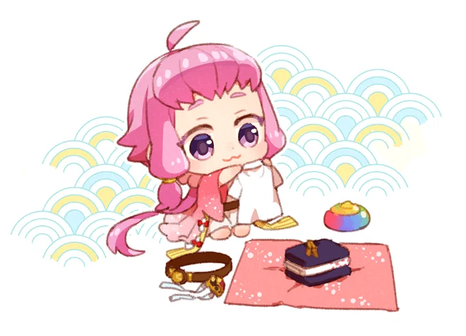 北谷菜切、着替えの仕度中。 