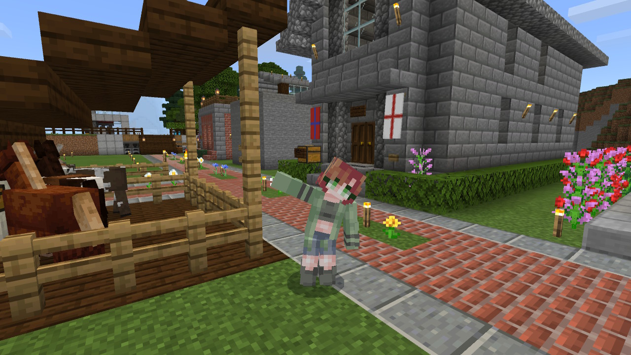 まろん Minecraft マイクラ マインクラフト 柳鯖 馬置き場作ったり釣りしたり幸運３付きツルハシ作ったりしてました T Co 7izwlb5wuy Twitter