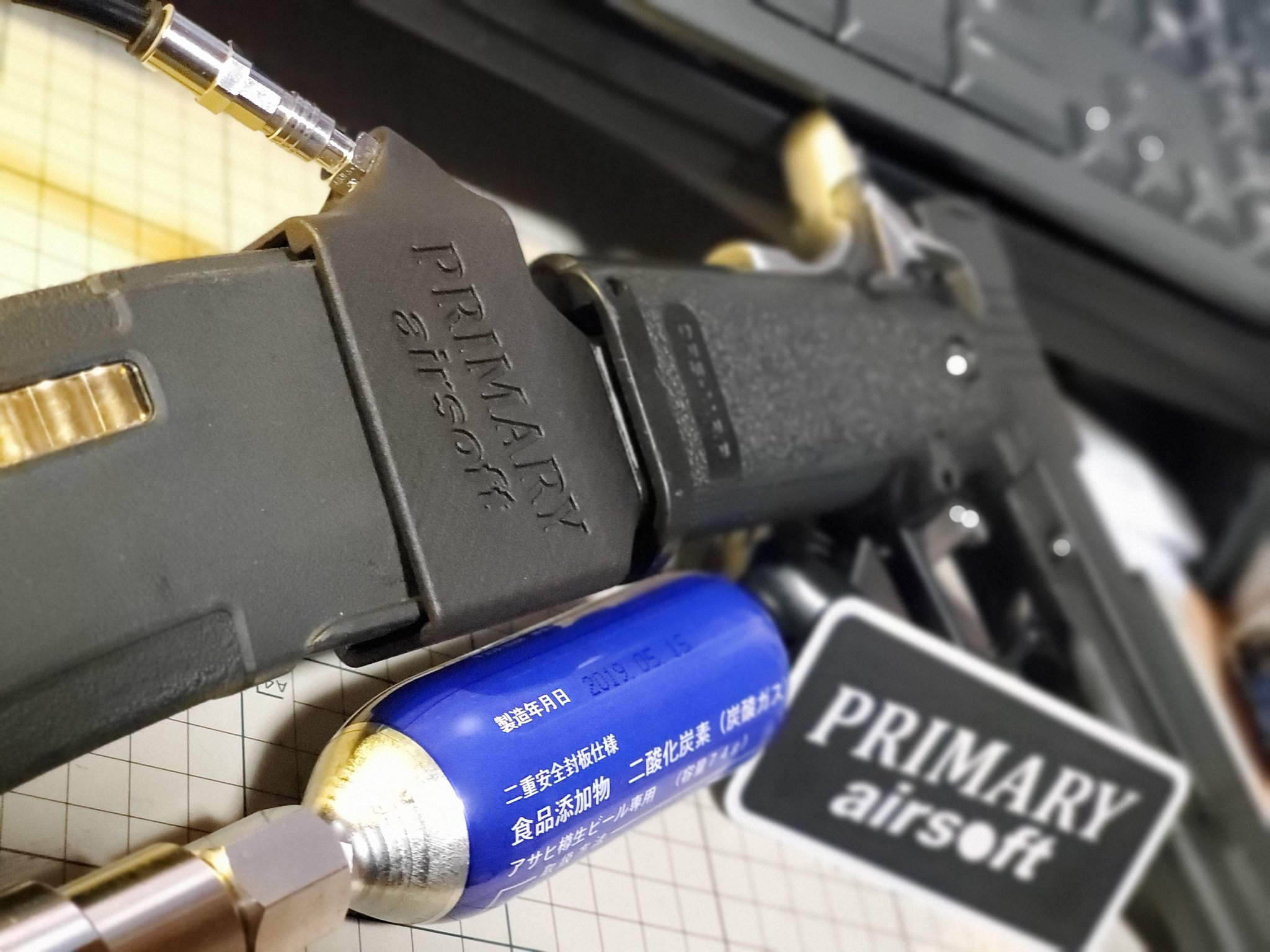 Primary Airsoft製のHi-Capaマガジンを外部ソース化しつつMP5や