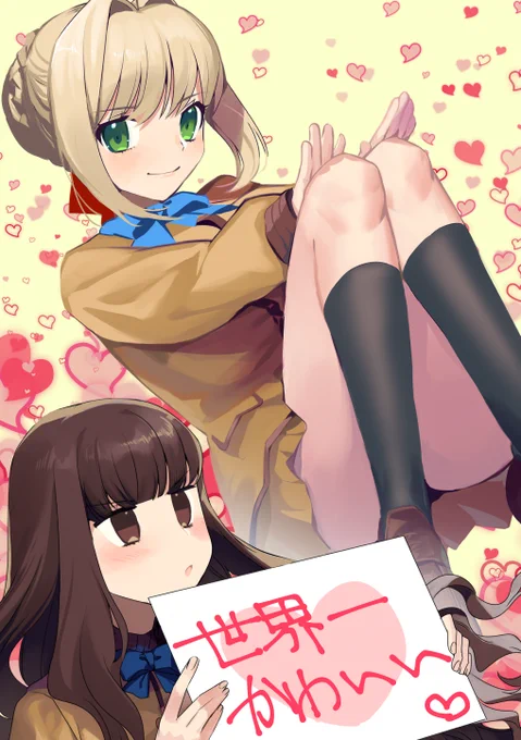 お題箱消化。私の好みで剣女主です。すみません!
>月の表制服を着たサーヴァント #odaibako_noko_morokoshi https://t.co/fnZAcjYe8A 