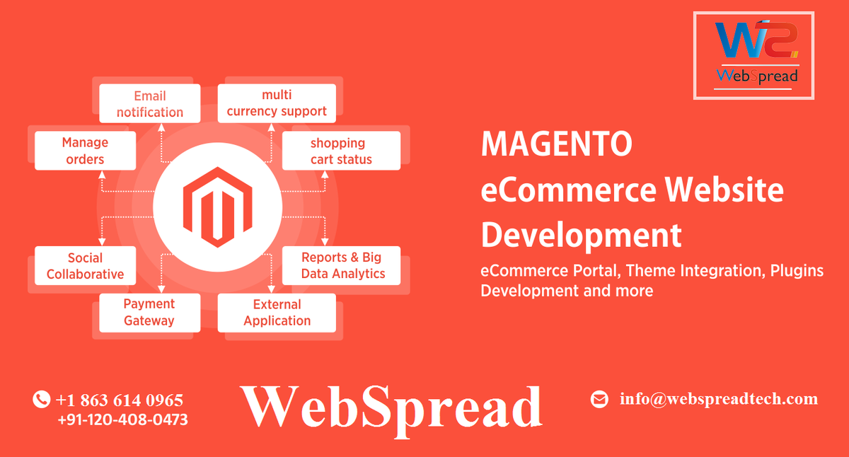WebSpread1's tweet image. Avail highly expertise #MagentoDevelopment services in Noida, Delhi & NCR with quick response time, Contact: +91-120-408-0473 to hire the best Magento development company today.
webspreadtech.com/magento
#Magento_Development #Development #Magento #Website #App #Services #Ecommerce