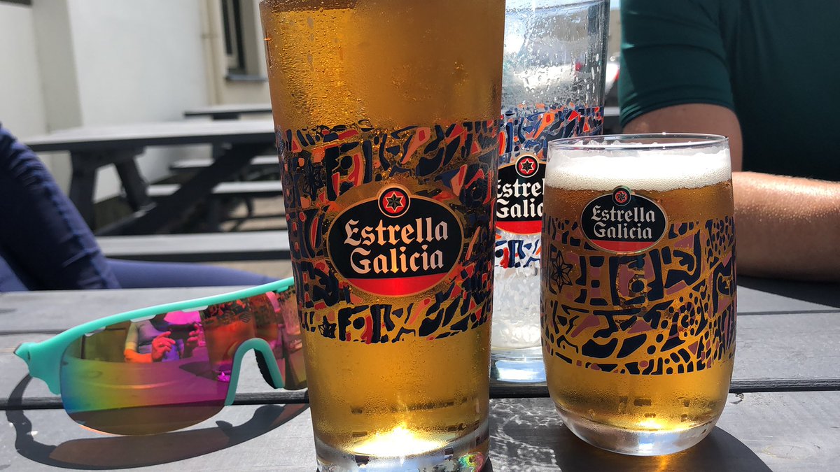 bpbartlett's tweet photo. Always tastes better in the correct glass! #galicia #estrella #postriderecoveryale #theshipinn
@Estrella_UK 🇪🇸 🚴🏼🍻 https://t.co/8x24TTXR1N
