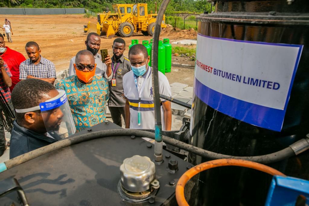 GOOD NEWS: Bitumen Exploration Commences In Ondo As Equipment Land In Irele for Operations. Ondo State Govt had last year given an indigenous company, South West Bitumen Ltd, a 25-year renewable operational mining license across a land mass of about 14,800 Hectares.