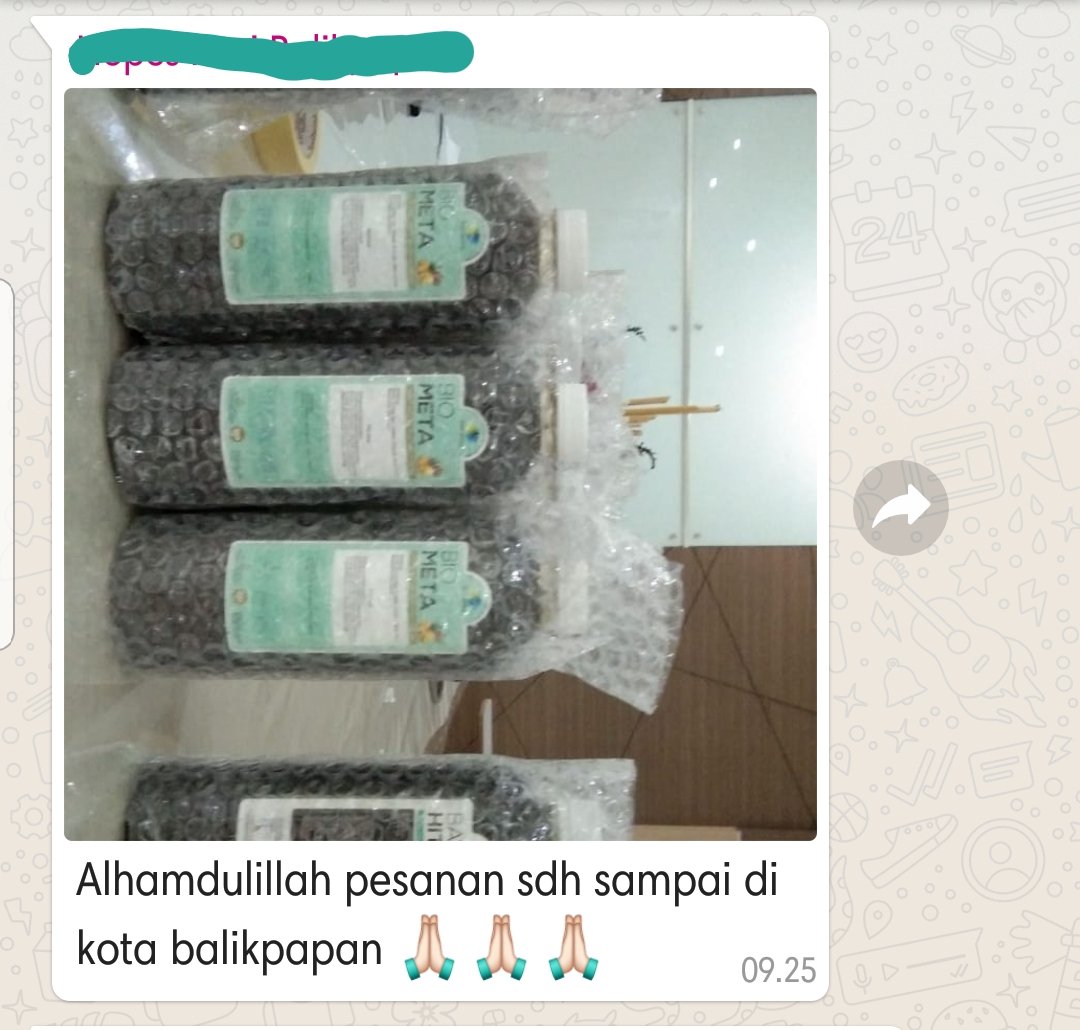 BIOMETA2's tweet photo. Alhamdulillah, 
Bio Meta sampai di Balikpapan. Semoga menjadi wasilah / perantara dalam menunjang menuju sehat dan prima untuk kembali beraktifitas yg lebih produktif... https://t.co/1imXRbYZFk