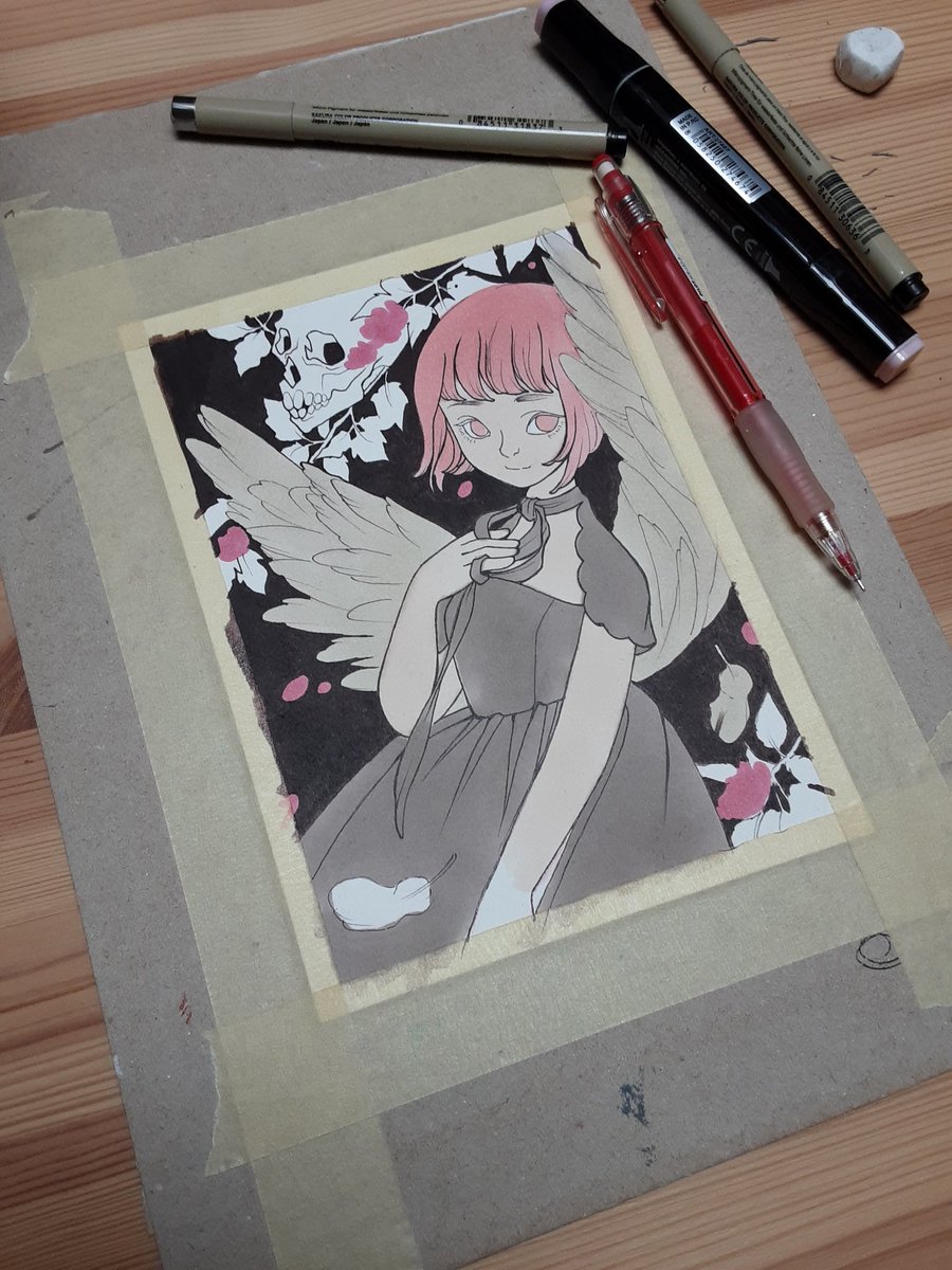 _nati_art's tweet photo. Little Angel in progress.
.
#worinprogress #markersart #illustration #natidraws https://t.co/4iNshwb6lr