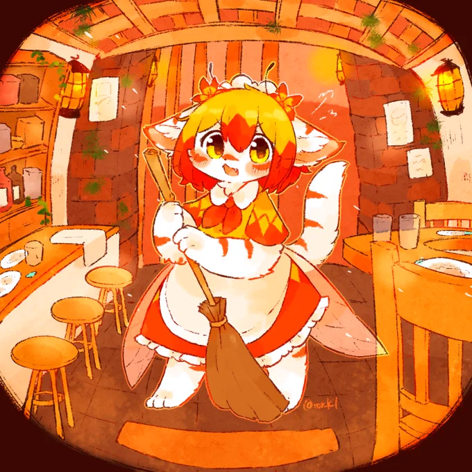 #絵を彩度100にすると超派手びんじよ 