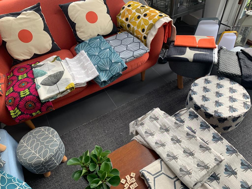 Belladonna_uk's tweet photo. We're excited to share with you a sneak peak of our new fabric for our next batch of stools! We're over the moon with the quality and can't wait to share it with you! These patterns represent our style exactly, we're buzzing to get started 🐝 🐝 https://t.co/byCdbIQezx