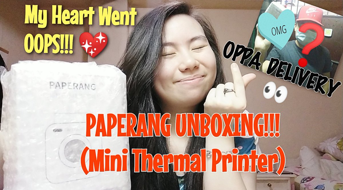 NatashaTiu7's tweet photo. PAPERANG Cute Mini Thermal Paper Unboxing 💖 PS. Feel free to visit My #youtubechannel Natasha tiu 💁💕

https://t.co/civ28k7T0K https://t.co/CsSj7caLp9