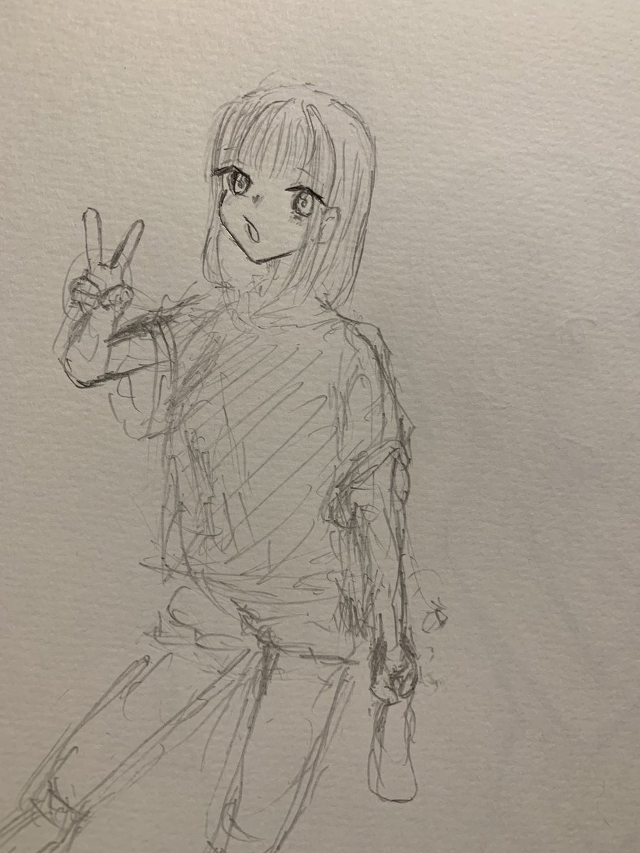 また変えた。
#イラスト #アナログ #落書き
#絵描きさんと繫がりたい 
#イラスト好きな人と繋がりたい 
