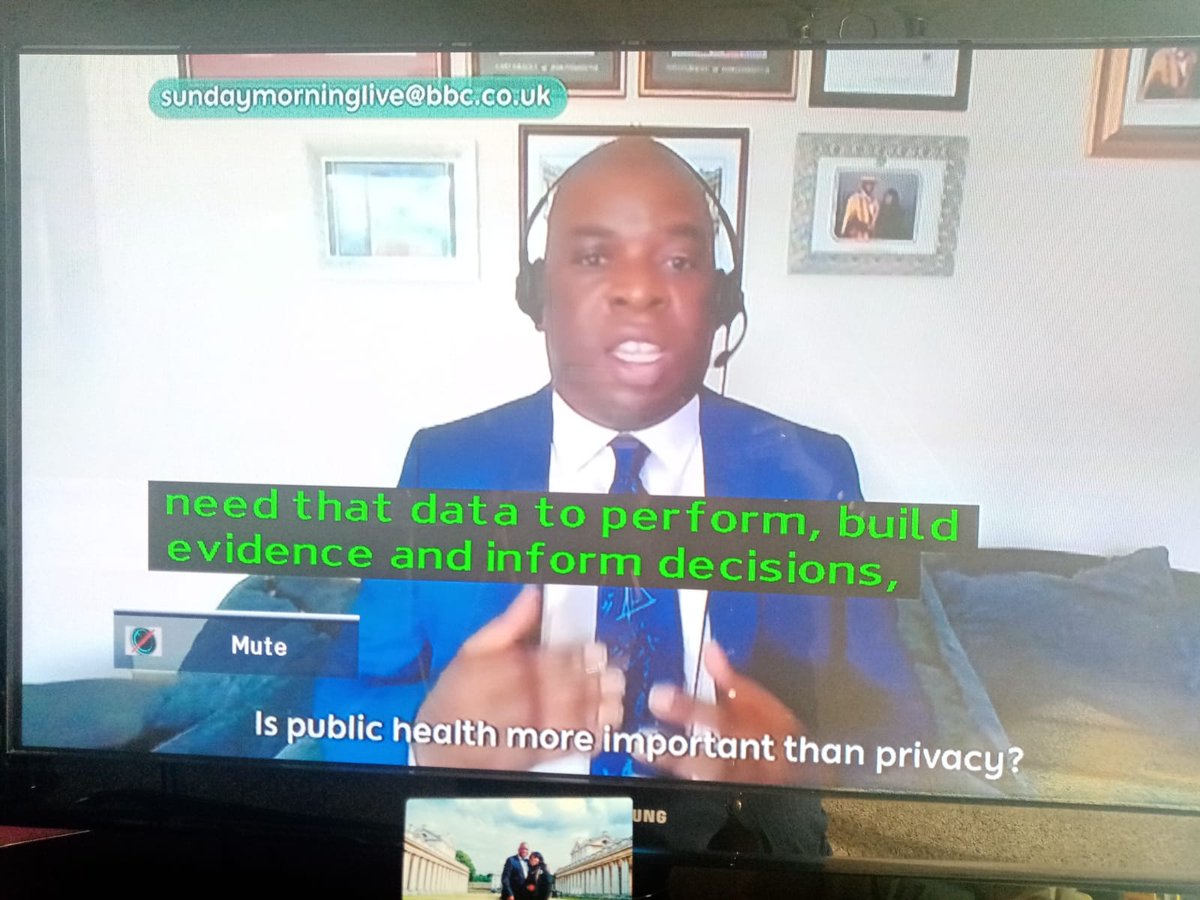 ch_nira's tweet photo. TV appearance on @bbcsml today about privacy vrs public health. "For scientist without the data is like sending a boxer into a ring with both arms tied behind their back!" @IMAmaths @Science_Council @MelroseStewart1 #bbcexpertvoice https://t.co/lOa80XP494