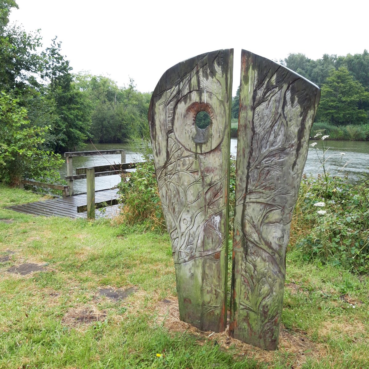 Day 4 of the <a href="/GGSurreyWest/">GG Surrey West</a> #40daysofsummer challenge yesterday, and a very different type of walk. Went to Ash Nature Reserve and it was great weather for ducks (and swans, geese and a heron!) 🌧🦆🦢