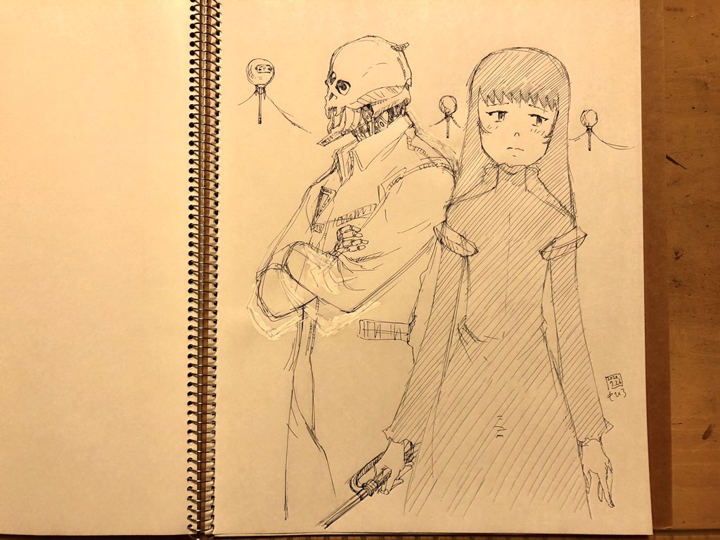 楽描き。 
