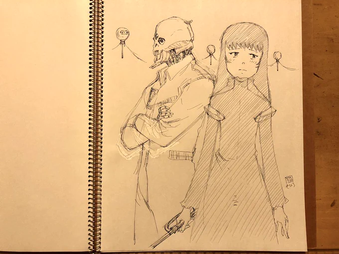 楽描き。 