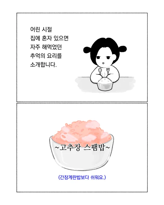 고추장스팸밥 