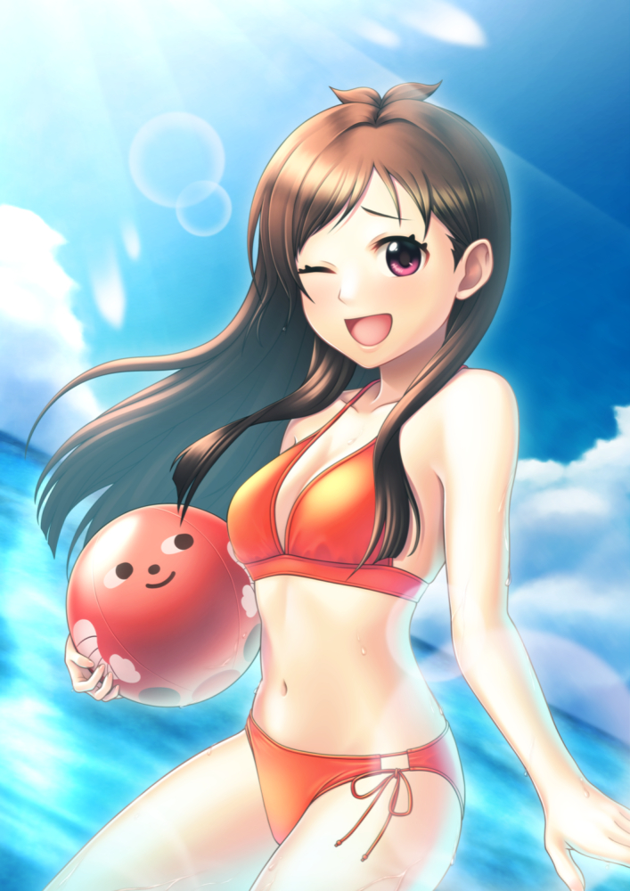 水着あかりんご #imas_cg #辻野あかり