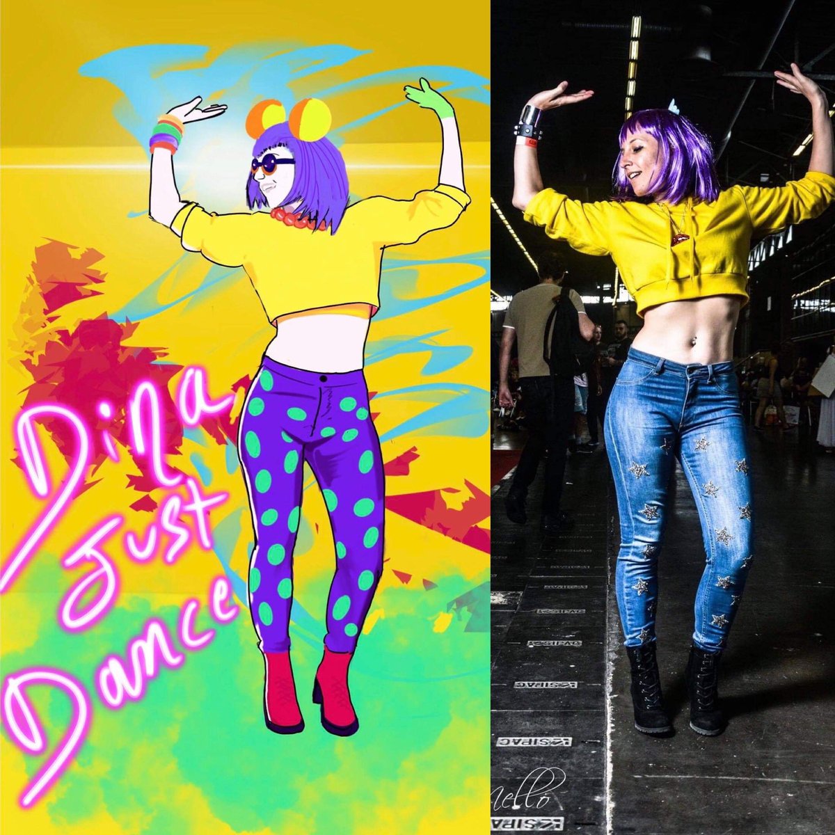 Dina Un Jour Un Jour Peut Etre J Aurai Ma Map Dans Justdance Pour De Vrai En Attendant Etre Transformee En Coach A Partir D Une Photo Rend Deja Super Badass