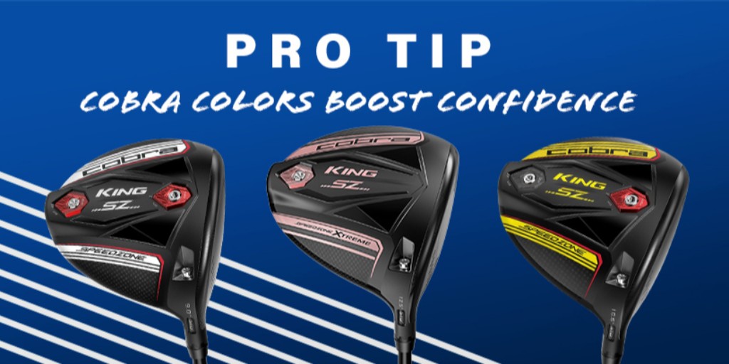 globalgolf's tweet photo. Pro Tip:@cobragolf Colors Boost Confidence
One of #CobraGolf most fun features is the option to customize the color of your driver. Have fun today and read our article on https://t.co/Rox81ob4Nc Blog On The Range
๐https://t.co/aTKB85sFVv
#OnTheRange #Speedzone #FACEofFASTER https://t.co/rHiHhhLrNH