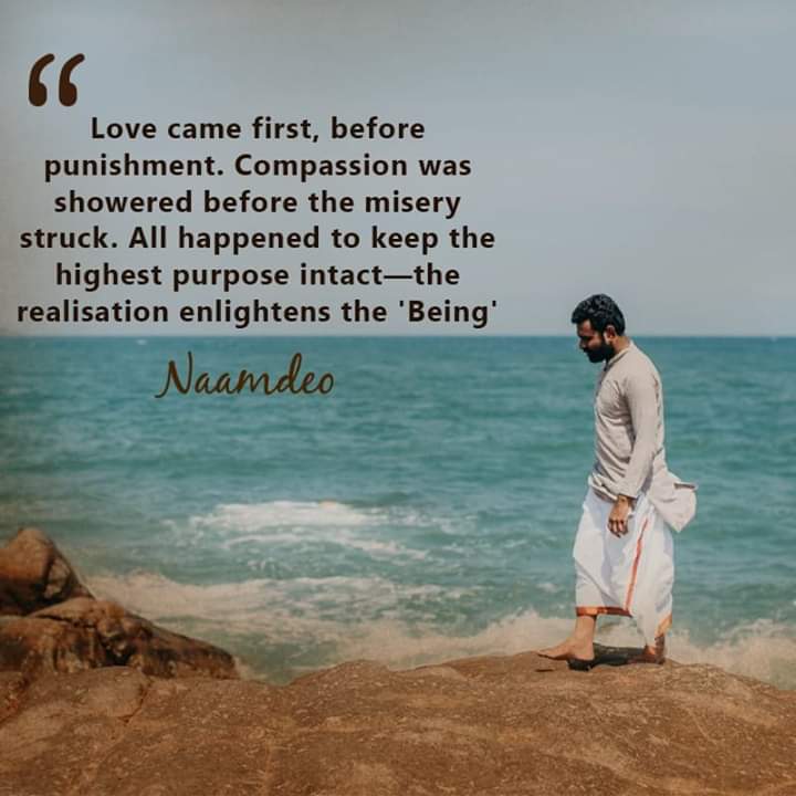 ranjansri15's tweet photo. Love came first, before punishment. Compassion was showered before the misery struck. All happened to keep the highest purpose intact—the realisation enlightens the 'Being'.
#NaamDeo #Love #Compassion l #Blessed #HighestPurpose l #Realisation #Enlighten #Being l #NaamDeoQuotes l https://t.co/2ul2EXNcjj
