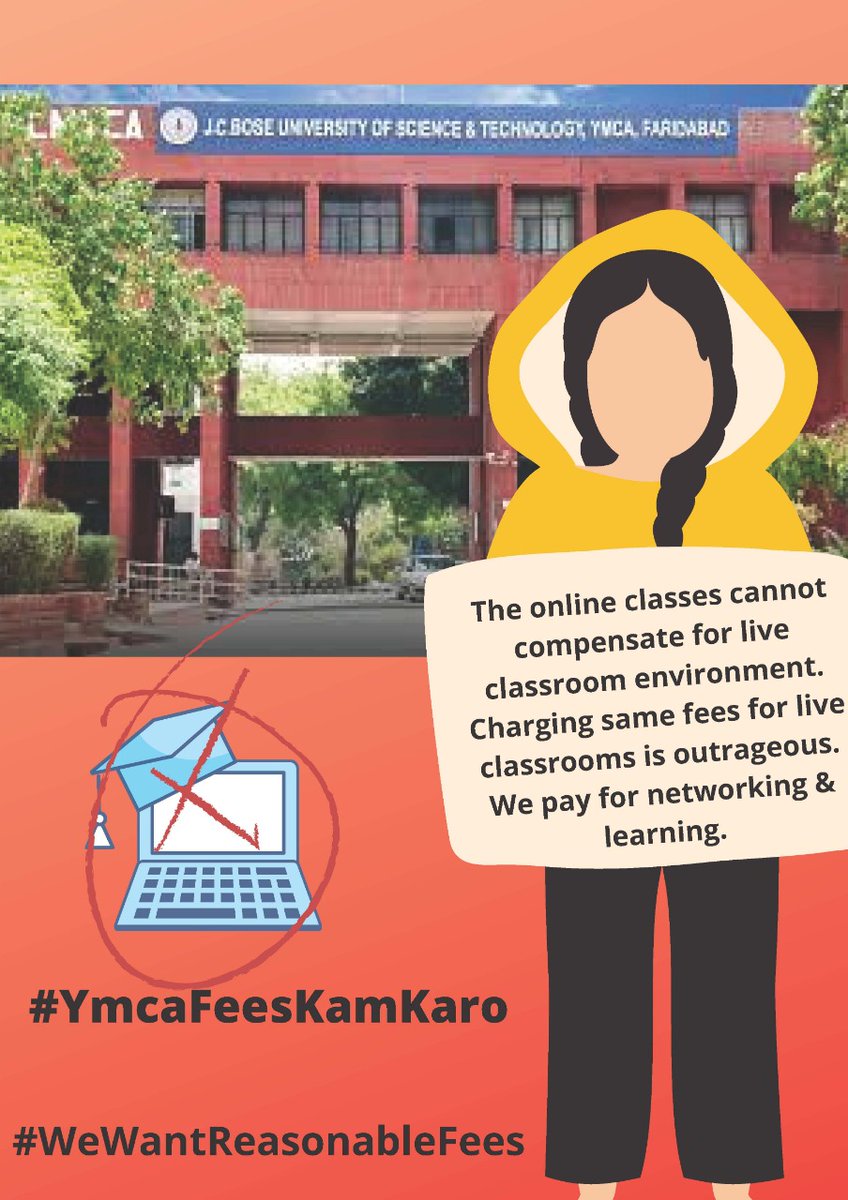 rahulkumar17012's tweet photo. Is mahamari main bacho ke sath itni fees lekar unki family ko aur financially weak karna is not good

#jcboseustfeeskamkaro #ymca
#bsa
@JCBoseUST @cmohry @profdineshkumar @chkanwarpal @ugc_india @HRDMinistry @DrRPNishank @RahulGandhi @INCIndia https://t.co/7L4YIHC7j6