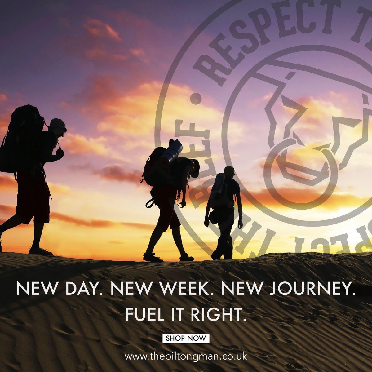 #Biltong “Fuel The Week Ahead Right” TheBiltongMan.co.uk.
New Day, New Week, New Journey #RespectTheBeef