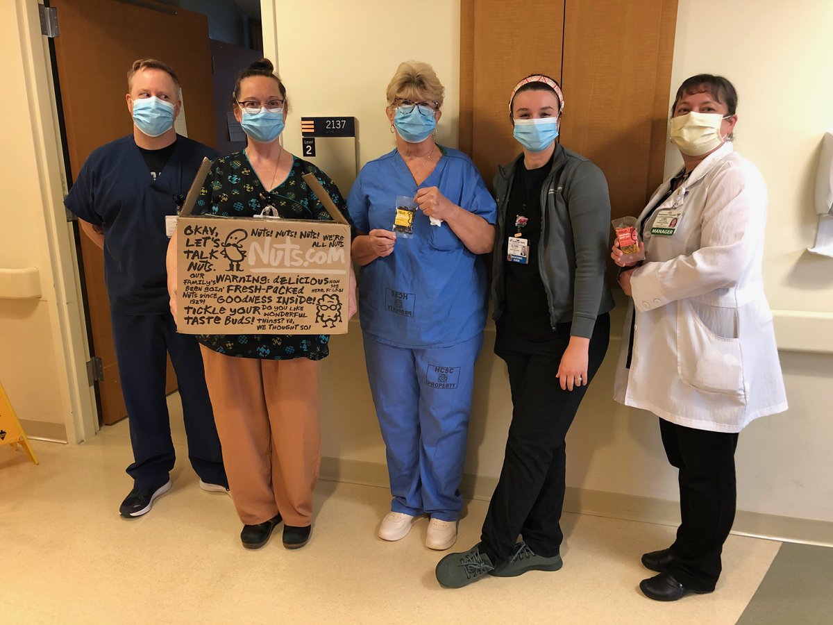 OneVisionDHF's tweet image. We're nuts for @NutsDotCom! We are very grateful to receive snacks as part of their Essential Snacks for Essential Workers program, delivering nuts to every hospital in the country. Thank you! #DoylestownHealthFoundation #NutsAbout #NutsFeedTheFrontLine #DoylestownProud