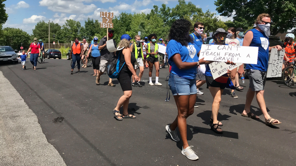 PioneerPress's tweet photo. Twin Cities teachers unions demand schools stay closed this fall https://t.co/f0IZQPMJMZ https://t.co/jUuuSvPWE7