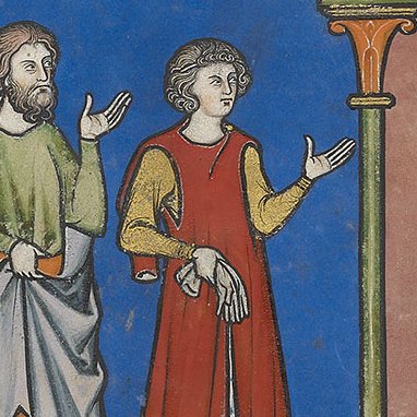 What's weird is that the text on the page clearly states Saul asked for 100 foreskins & David brought him 200.I sort of wonder if some of the visual iconography (David's gloves, the "heads"), rather than being modesty, is meant to evoke the foreskin theme without depicting it.