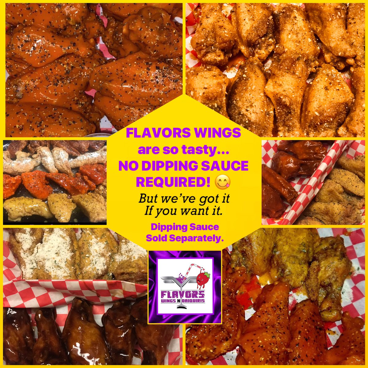 FlavorsWingDaq's tweet photo. Flavors Wings N Daiquiris 
5005 S. Cooper St #175
Arlington, TX 76017
☎️817-583-6517
Learn more about our DELICIOUS menu items at: https://t.co/mHVYZrkzg2 #CarryOutOnly #GreatFood #GreatCustomerService @MyArlingtonTV @ArlingtonNtwk @ATXCitizenMedia @arltxfoodies @DFW_RW @dfwbor https://t.co/HXchcVGcE6