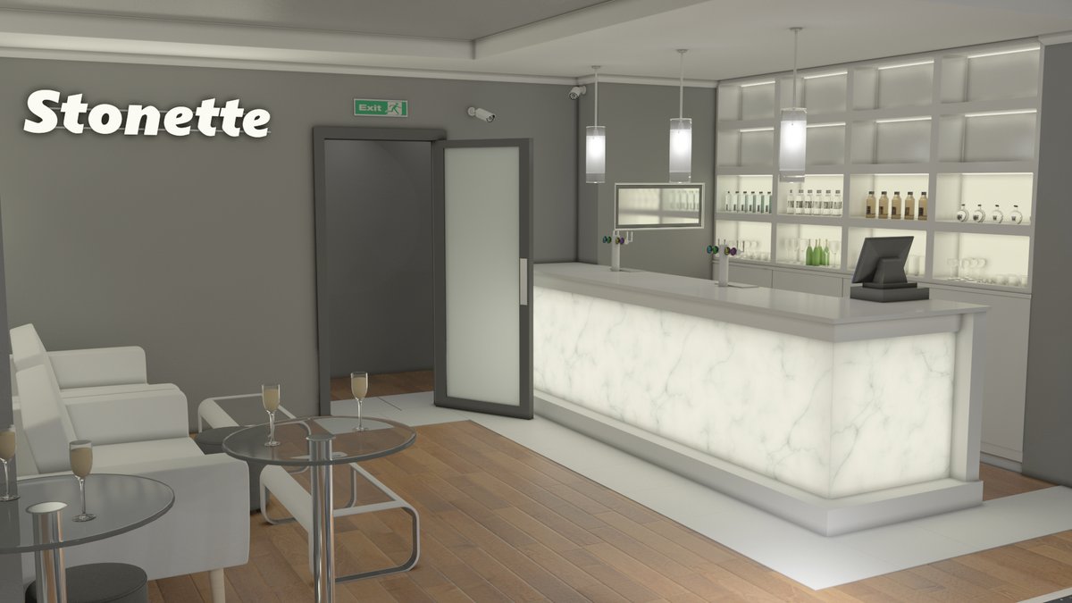 Phil_1996's tweet photo. Made a New Stonette1 Nightclub in 2019 with a less neon look but never completed the final tweaks. Hopefully I can get it finished, get it ready for checkmate pro and finally publish it in the coming weeks. :) https://t.co/Z0qdGffDrG