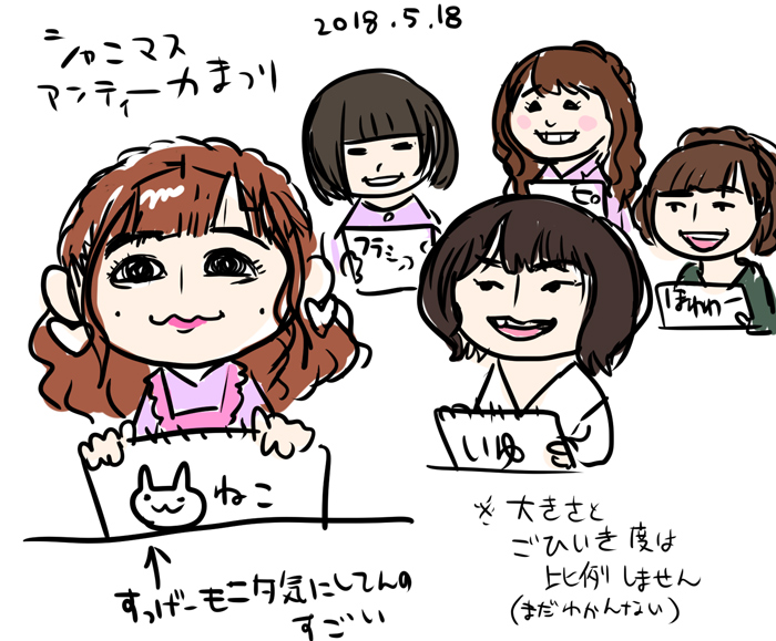 いちばん最初に描いたシャニ絵 