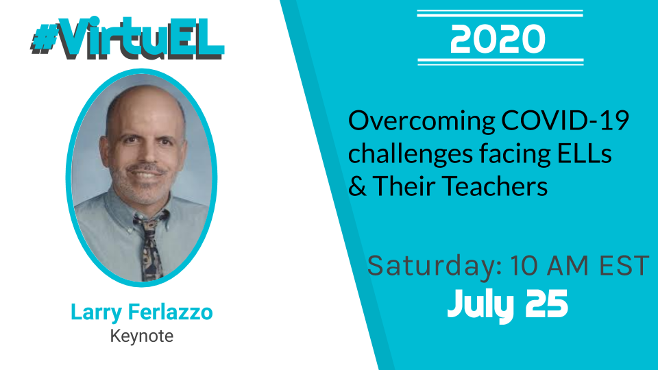 TanKHuynh's tweet photo. For those who missed #VirtuEL, you can watch all the sessions again. 

I just wanted to highlight @Larryferlazzo's keynote on distance learning ANNNNND his chapter on the topic. He and Katie are releasing it early for us to read it. 

https://t.co/kyWBK9amBH https://t.co/GugMTiJPfD