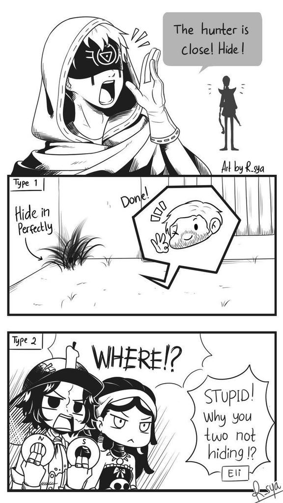 _Naegi_07's tweet photo. Hide perfectly #IdentityVfanart #IdentityV2nd #identityVmeme https://t.co/DW29795XQb