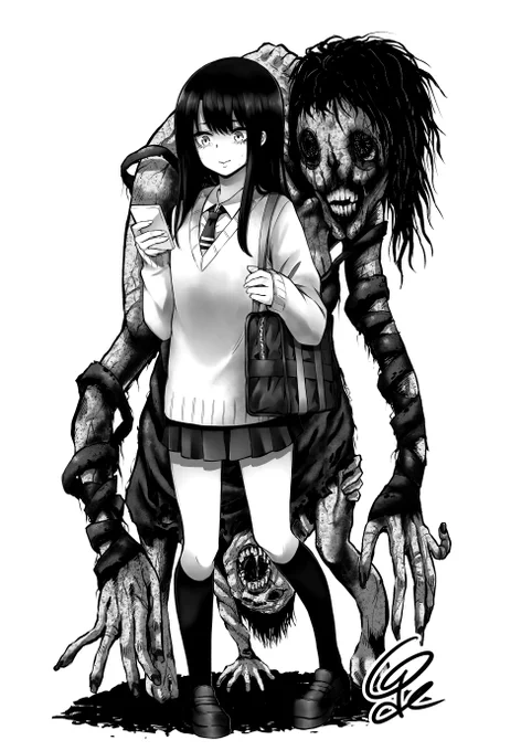 うん
#絵をモノクロにするとかっこいい 