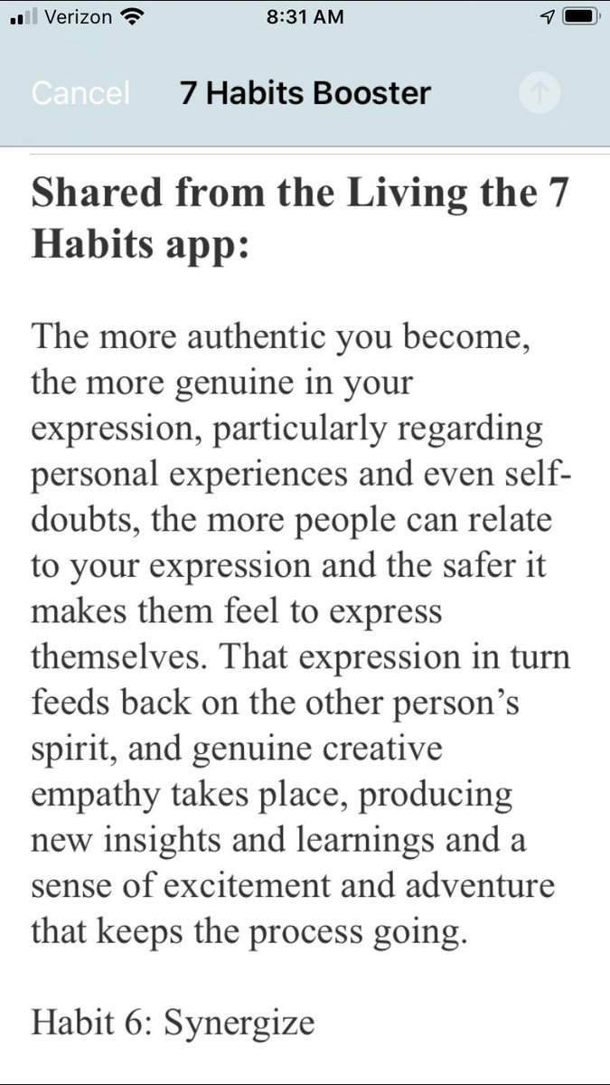 larsonmorris's tweet photo. @HuntersCreekMS 7 Habits lessons are still teaching me!!! This one really resonates after this week with @EProjecti4. Thank you!! #ecui4 https://t.co/7GuR41g46I