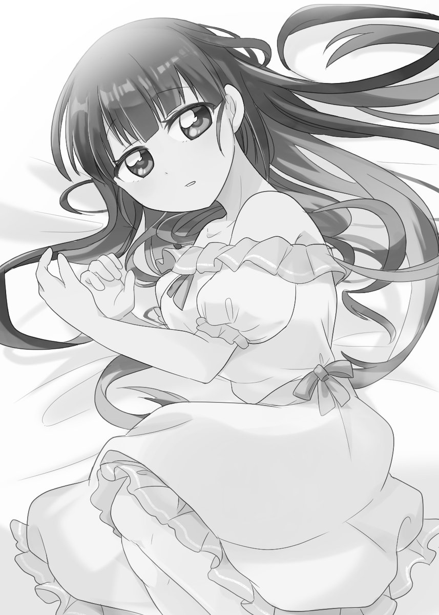#絵を彩度100にすると超派手
#モノクロにするとかっこいい
なんと!雨宮さんがまぶしい金髪になってしまいました!!
逆に言うとそれ以外があまり変わってないので常に彩度クライマックスで爆走していることが判明だ!!
(モノクロはあれだね、くのいにぴったり)