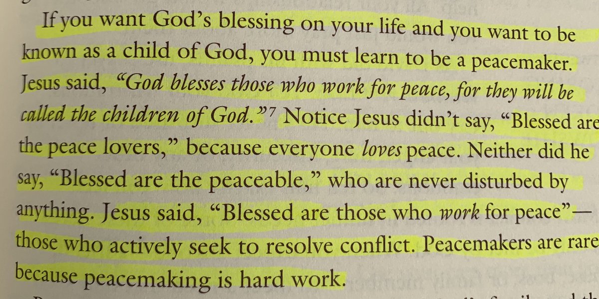 Everyone loves peace. Are we willing to do the work to make peace? 

#PurposeDrivenLife #DoTheWork #BeRelentess #BeTheChange