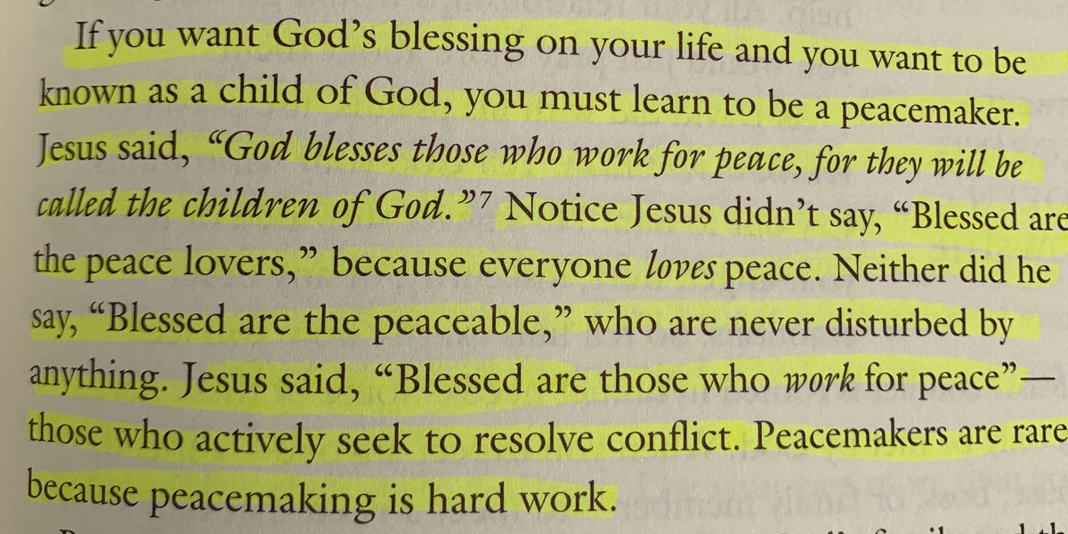 Everyone loves peace. Are we willing to do the work to make peace? #PurposeDrivenLife #DoTheWork #BeRelentess #BeTheChange