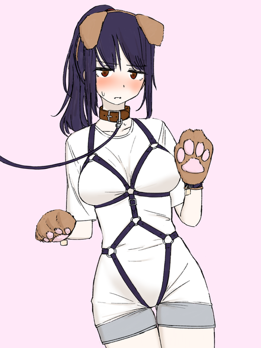 犬のコスプレと騙されペットプレイに付き合わされる女 