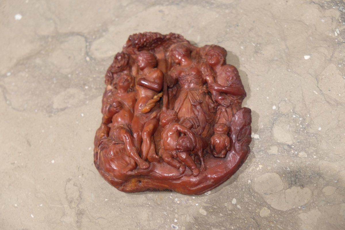 The Judgement of ParisRelief by Christoph Maucher, 1690-1700.  @V_and_A  #sculpture  #art  #mythology  #classics