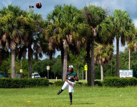 Brodie07Perry's tweet photo. U may never receive an award for future achievements, but with this ball, Many will be able to dream of success. They say , u can dream it, but many won’t see it. Only a few are chosen to do special things with this pigskin. Mr @DereonColemanQB continue to dream young fella. https://t.co/RXROQqvTzi