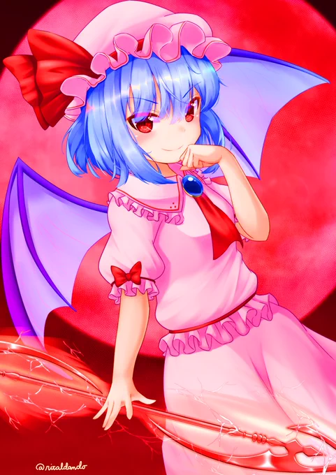 最近のイラスト、彩度低めを意識しているんですがこれは…。暗めの色を使った絵は雰囲気の代わり方がえげつない。#絵を彩度100にすると超派手 