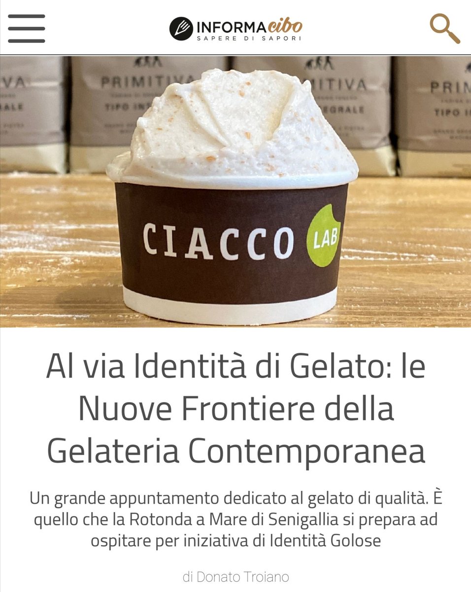 EdTroiano's tweet photo. A Senigallia la prima edizione di IDENTITÀ DI GELATO: lunedì #27luglio
Il gelato gastronomico con tanti relatori fra cui Mauro #Uliassi, @morenocedroni Corrado Assenza, Stefano #Guizzetti
QUI https://t.co/a0KewrgJY8
@paoloigna1 @maurididi @savinovurchio @oloapmarchi https://t.co/d2cAzxuvYZ