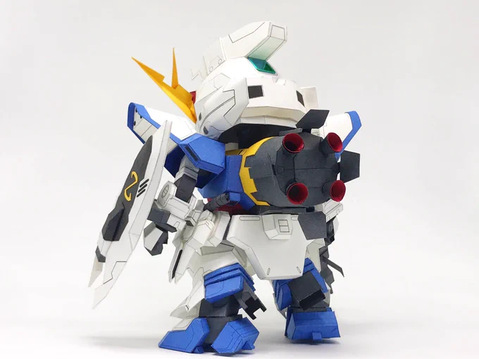 SD ドレッドノートガンダム 完成しました〜 #ペーパークラフト #SDガンダム 