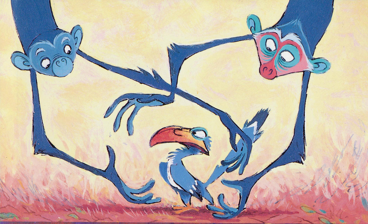 ani_obsessive's tweet photo. Concept art from The Lion King (1994), dir. Roger Allers and Rob Minkoff, Walt Disney Feature Animation

Pieces by Andy Gaskill, Chris Sanders and Ric Sluiter https://t.co/hg91rTBNG5
