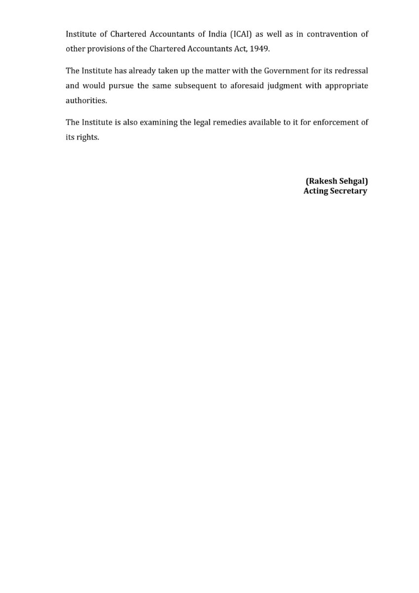 theicai's tweet photo. Illegal and Unauthorized use of the acronym "ICAI" by the Institute of Cost Accountants of India
For more details please visit
https://t.co/dg7tj6RdsY
@atulguptagst @JambusariaNihar https://t.co/7k7CF5Pp3E
