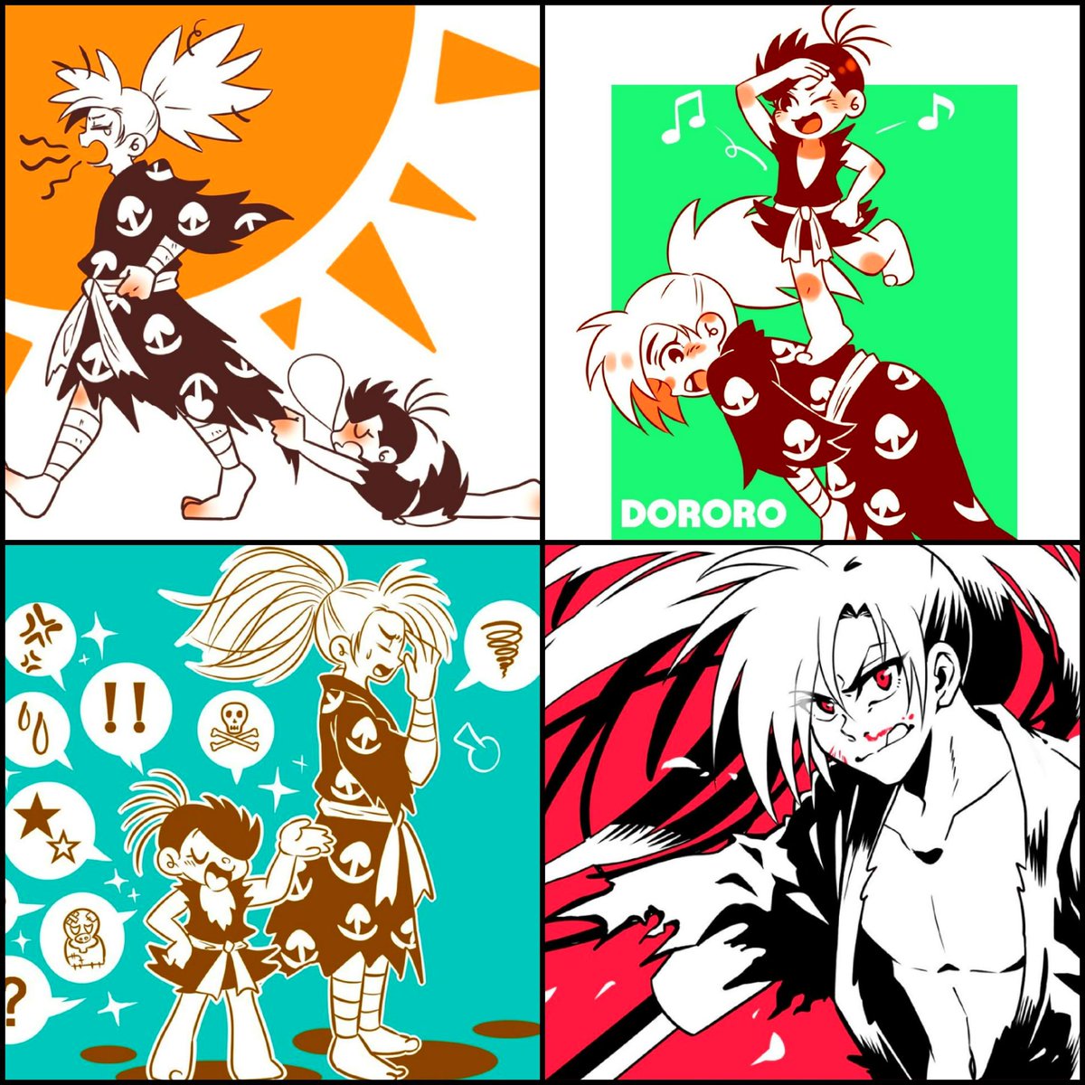 #絵を彩度100にすると超派手
そんな面白くならなかった。 