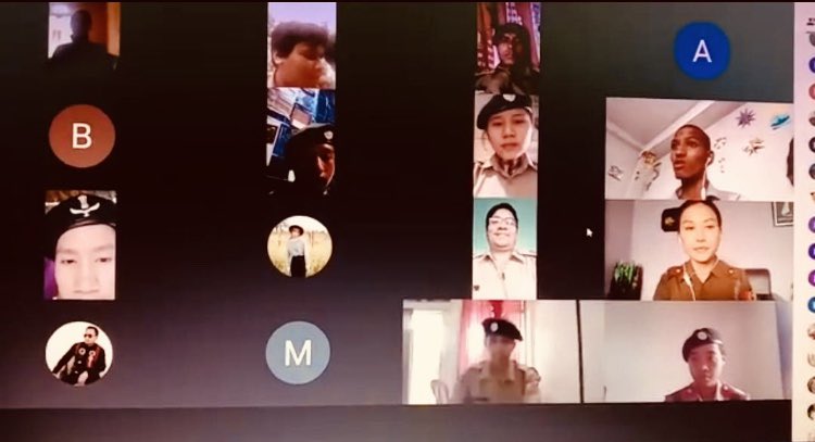 prodefkohima's tweet photo. A webinar was organized by #NCC units of #Nagaland under the aegis of NCC Dte NER & NCC Gp #Kohima on #21YearsOfKargilWar #OpVijay.
Cdts took a pledge;paid tributes to the #bravehearts through poems, paintings,songs & participated in a quiz competition too. #CourageInKargil https://t.co/R3T6X9YaNk