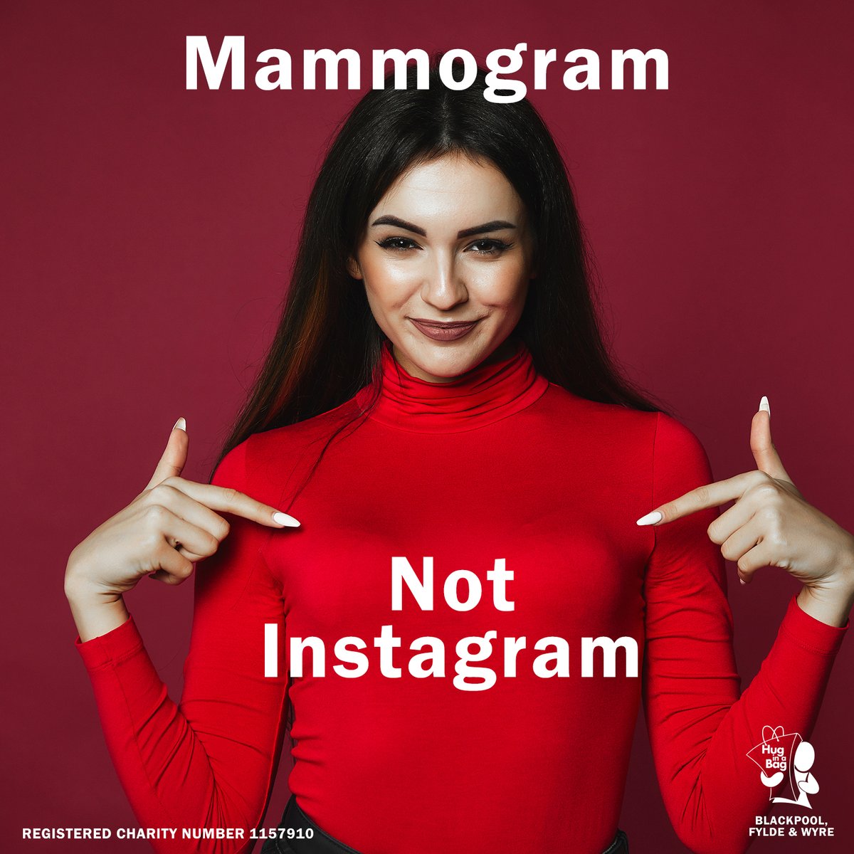 Mammogram your boobs , it's more important than Instagraming them and could help save your life!

#breastcancer #breastawareness #breastscreening